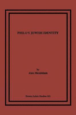bokomslag Philo's Jewish Identity