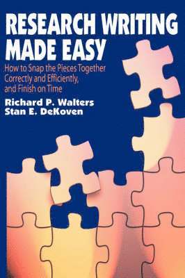 Richard Walters, Stan DeKoven, Dekoven Stan, Cathie Hughes, DeKoven Stan - Research Writing Made Easy, Häftad
