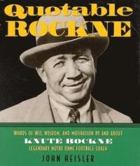 bokomslag Quotable Rockne