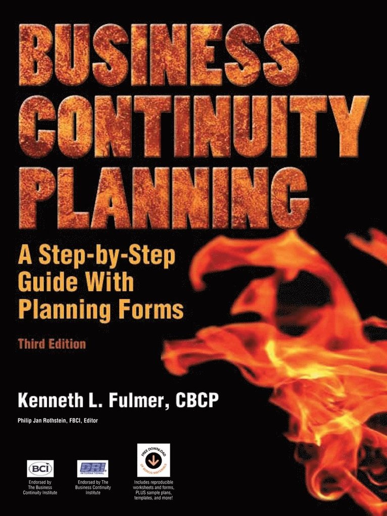 Kenneth L Fulmer, Kenneth L. Fulmer, Philip Jan Rothstein - Business Continuity Planning, Häftad