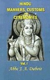 Hindu Manners, Customs and Ceremonies 1