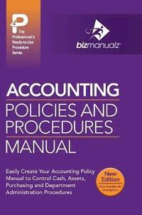 bokomslag Accounting Policies and Procedures Manual