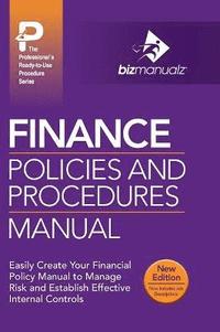 bokomslag Finance Policies and Procedures Manual