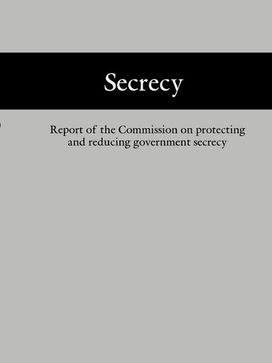 Larry Combest, Daniel Patrick Moynihan - Secrecy, Häftad