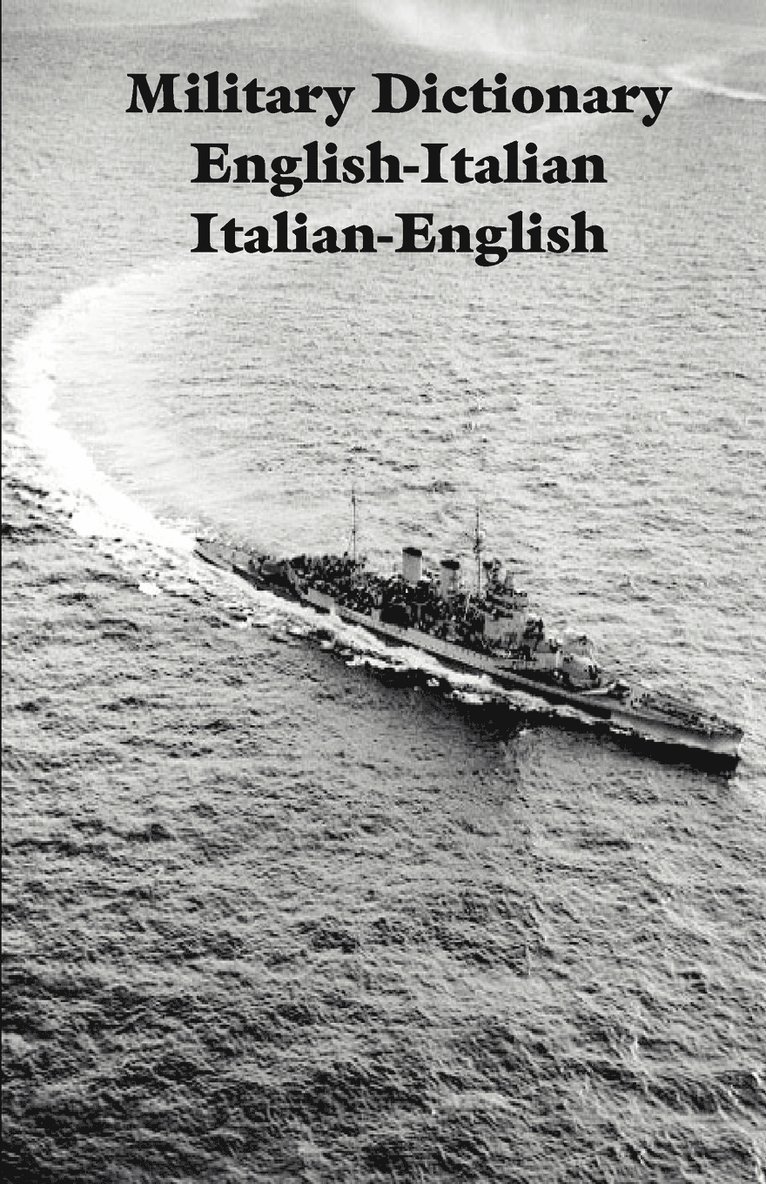 Military Dictionary English-Italian Italian-English 1