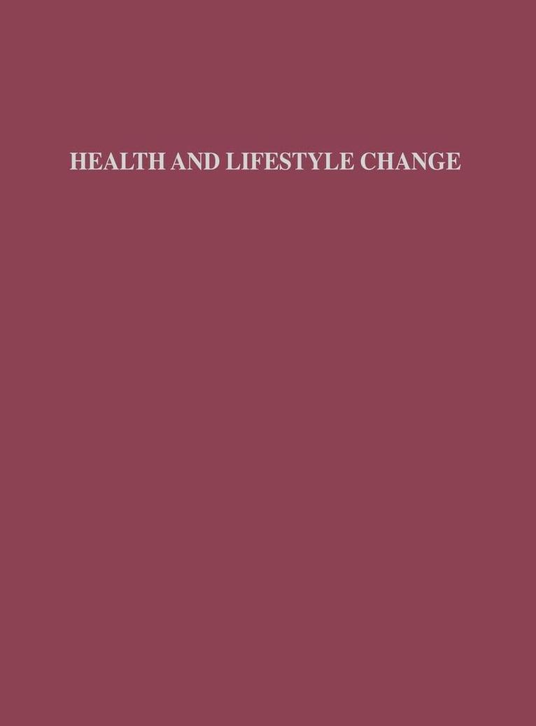Health and Lifestyle Change 1