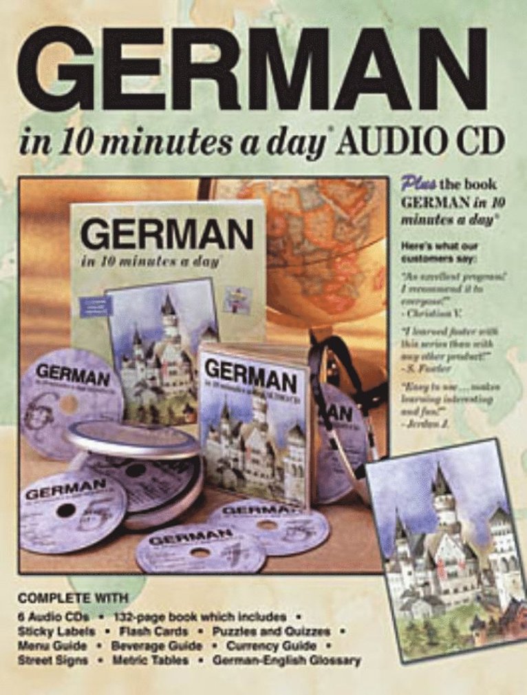GERMAN in 10 minutes a day BOOK + AUDIO