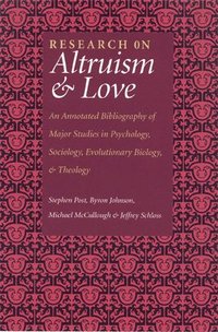 bokomslag Research On Altruism & Love