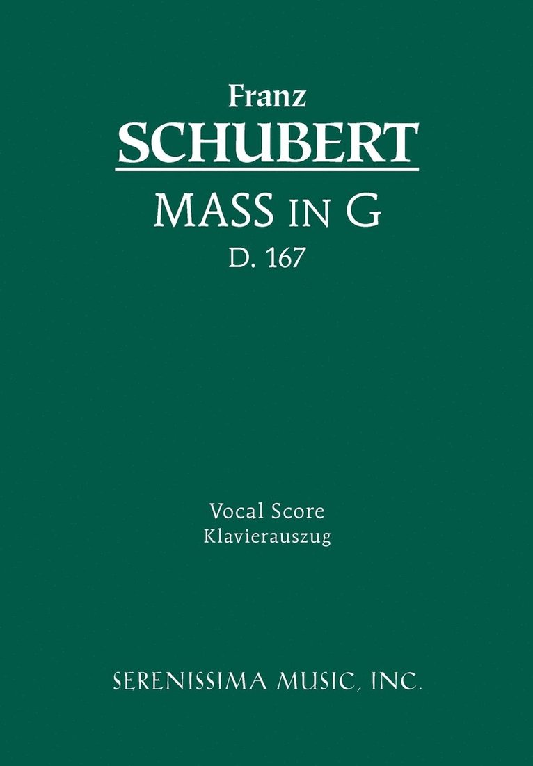 Mass in G, D.167 1