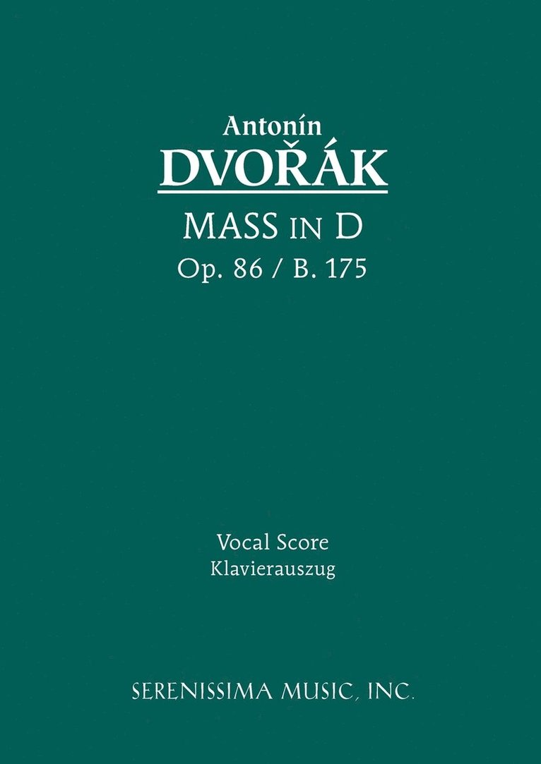 Mass in D, Op.86 1