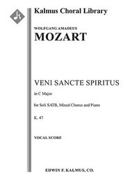 bokomslag Veni Sancte Spiritus, K.47