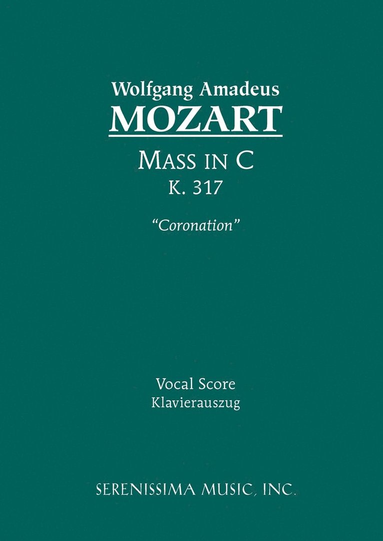 Mass in C major 'Coronation', K.317 1