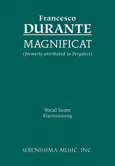 Francesco Durante, Clayton Westermann - Magnificat, Häftad