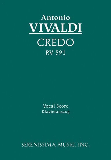 bokomslag Credo, RV 591