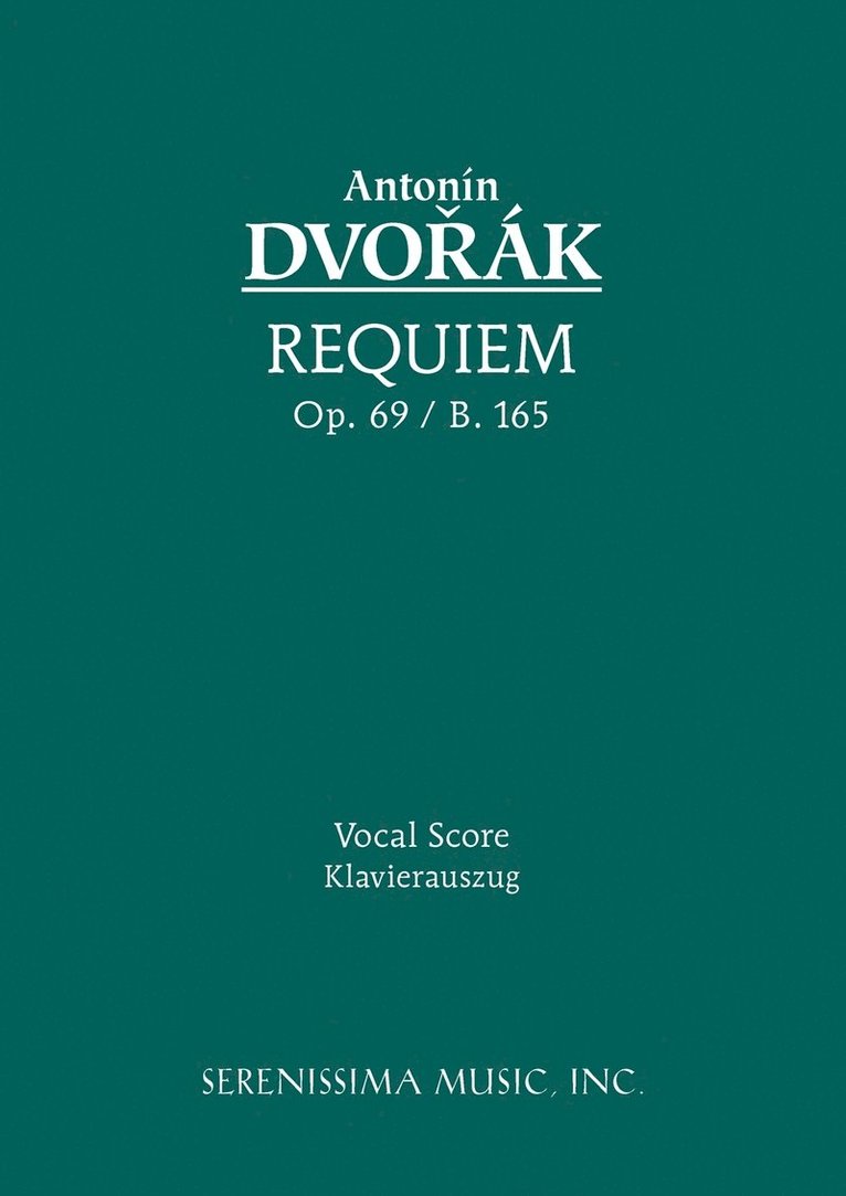 Requiem, Op.89 / B.165 1
