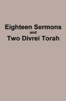 bokomslag Eighteen Sermons and Two Divrei Torah