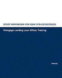 bokomslag Study Workbook for ISBN 978-1933039626 Mortgage Lending Loan Officer Training