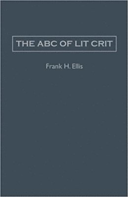 bokomslag The Abc Of Lit Crit