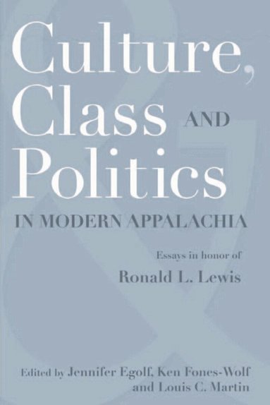 Jennifer Egolf, Ken Fones-Wolf, Louis C. Martin - Culture, Class, and Politics in Modern Appalachia, Häftad