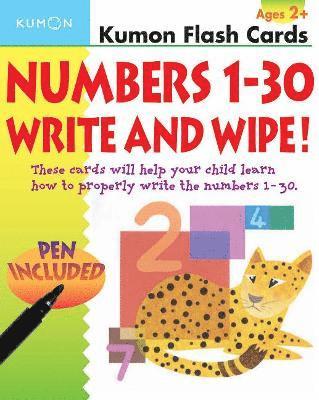 Kumon - Numbers 1-30 Write & Wipe!, Häftad