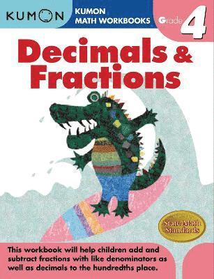 bokomslag Kumon Grade 4 Decimals & Fractions