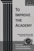 To Improve the Academy 1