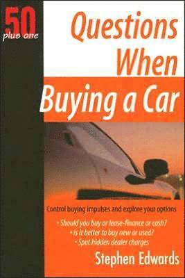 Stephen Edwards - Questions When Buying a Car, Häftad