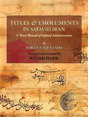 Titles & Emoluments in Safavid Iran 1