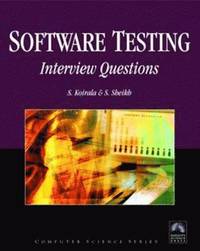 bokomslag Software Testing Interview Questions Book/CD Package