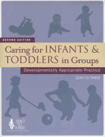 Caring for Infants and Toddlers in Groups 1