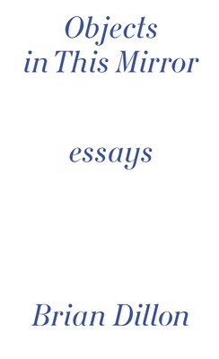 Brian Dillon - Objects in This Mirror, Häftad