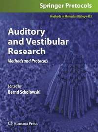 bokomslag Auditory and Vestibular Research