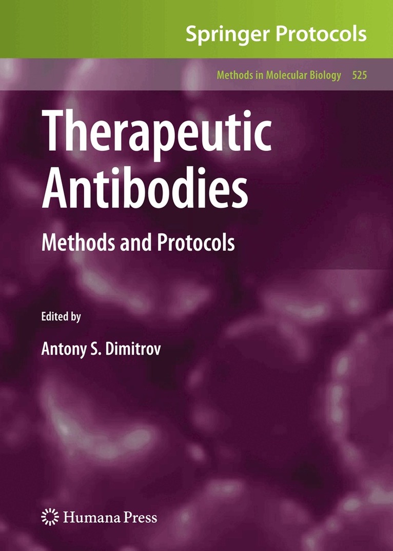 Antony S. Dimitrov - Therapeutic Antibodies, Inbunden