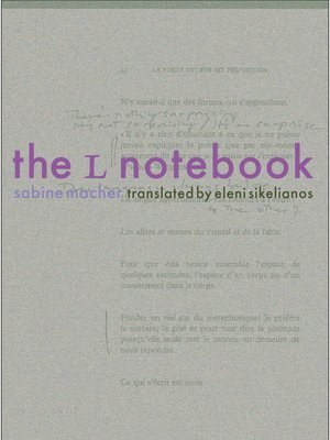 Sabine Macher - The L Notebook, Häftad