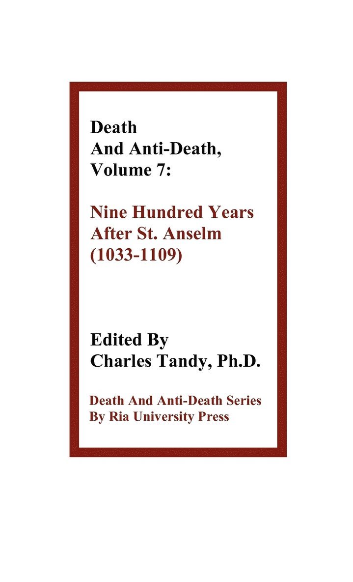 Death and Anti-Death, Volume 7 1