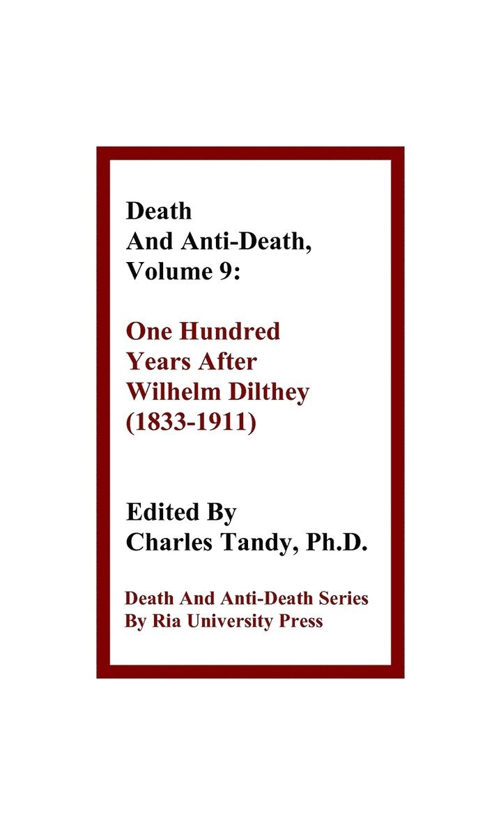 Death and Anti-Death, Volume 9