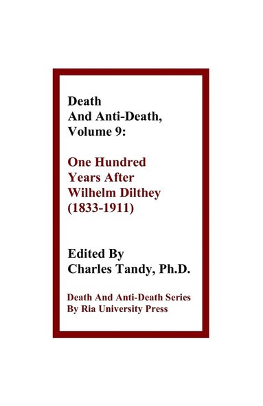 bokomslag Death and Anti-Death, Volume 9
