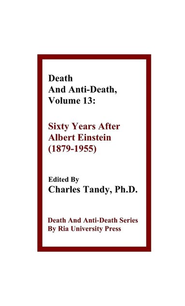 bokomslag Death And Anti-Death, Volume 13