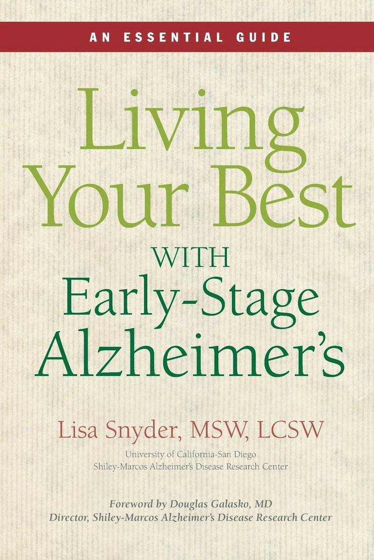 Living Your Best with Early-Stage Alzheimer's 1