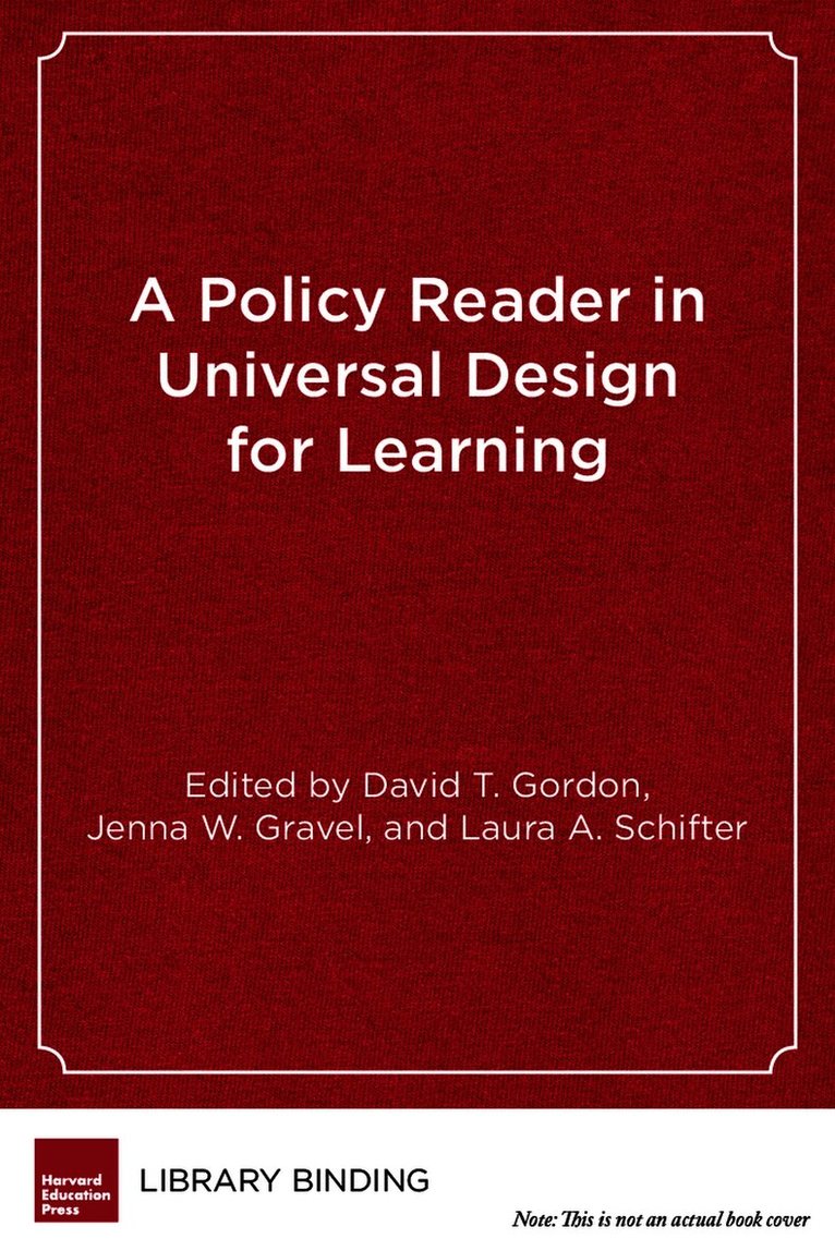Policy Reader in Universal Design for Learning