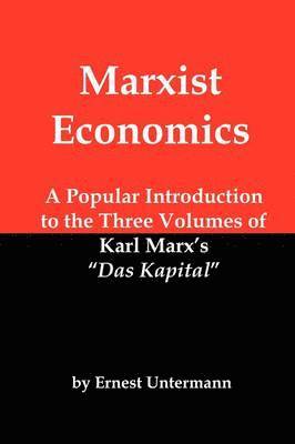 bokomslag Marxist Economics