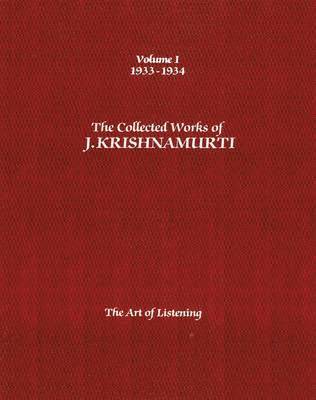 bokomslag The Collected Works of J.Krishnamurti  - Volume I 1933-1934