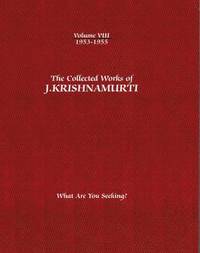 bokomslag The Collected Works of J.Krishnamurti  - Volume VIII 1953-1955