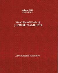 bokomslag Collected Works of J.Krishnamurti  - Volume XIII 1962-1963