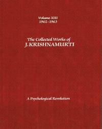 bokomslag The Collected Works of J.Krishnamurti  - Volume XIII 1962-1963