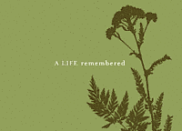 bokomslag A Life Remembered: A Memorial Guest Book