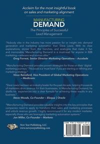 bokomslag Manufacturing Demand