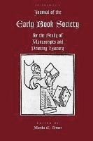 bokomslag Journal of the Early Book Society Vol 13: For the Study of Manuscripts and Printing History