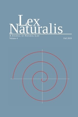 bokomslag Lex Naturalis Volume 4: A Journal of Natural Law