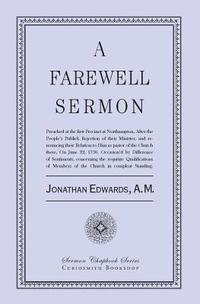 bokomslag A Farewell Sermon